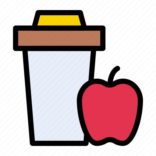 Apple, drink, glass, juice, milkshake icon - Download on Iconfinder