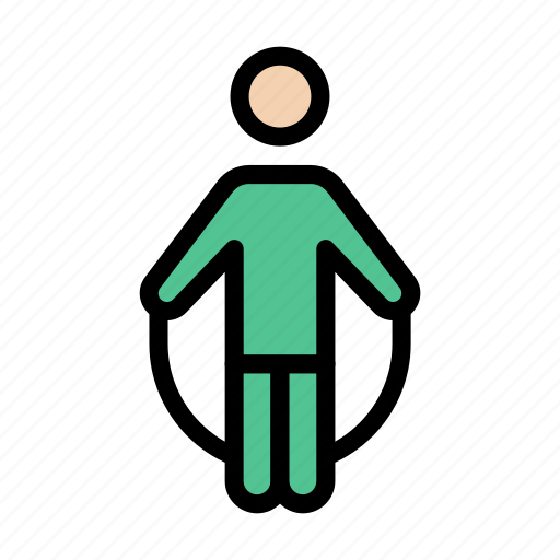 Athlete, exercise, fitness, jumping, rope icon - Download on Iconfinder