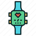heart, mornitor, rate, smart, watch 