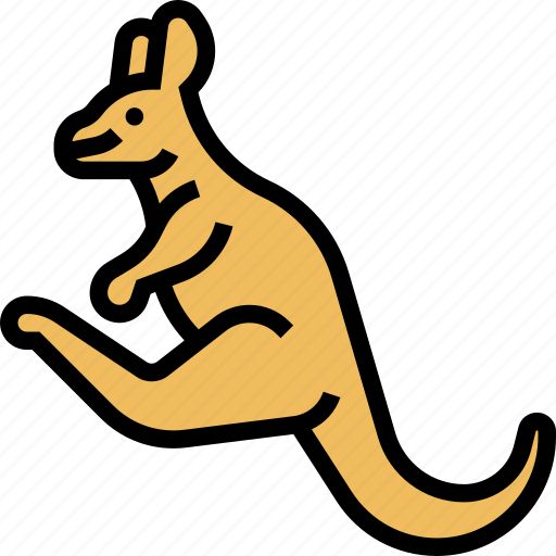 Wallaroo, marsupial, wildlife, nature, australia icon - Download on Iconfinder
