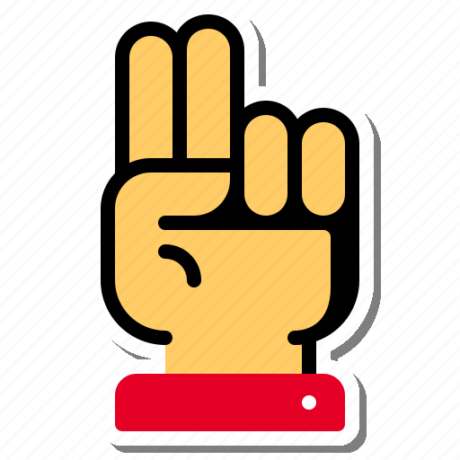 Gesture, finger, double tap, swipe icon - Download on Iconfinder