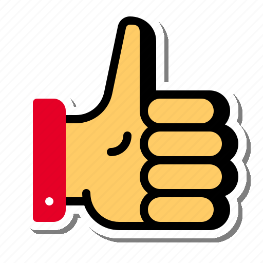 Gesture, thumb up, success, like, yes icon - Download on Iconfinder