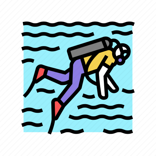 Scuba, diving, extreme, sport, sportsman, activity icon - Download on Iconfinder