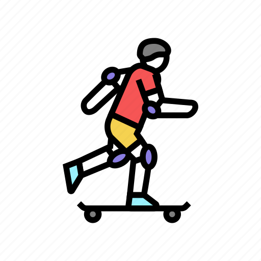 Skateboarding, extreme, sport, sportsman, activity, bungee icon - Download on Iconfinder