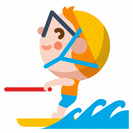 Cableski, extreme, outdoor, sport, water icon - Download on Iconfinder