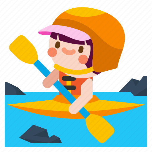 Canoeing, kayak, kayaking, sport, water icon - Download on Iconfinder
