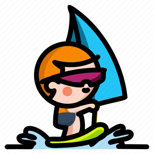 Extreme, sport, water, windsurf, windsurfing icon - Download on Iconfinder