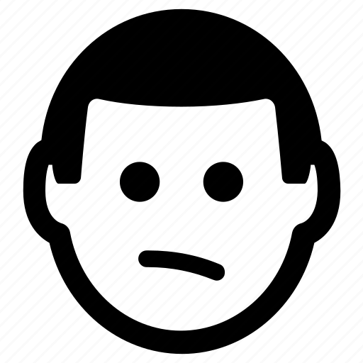 Annoyed, bored, feeling, smiley, upset icon - Download on Iconfinder