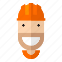 avatar, carpenter, faces, man, professions, profile, services