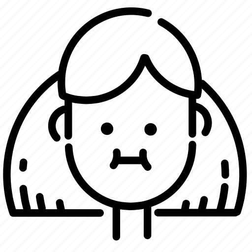 Emoji, emoticon, face, girl, people, smile, woman icon - Download on Iconfinder