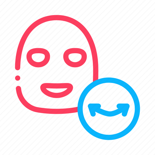 Alignment, cosmetic, face, mask, wrinkle icon - Download on Iconfinder