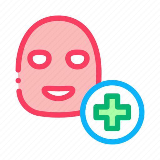 Cross, facial, mark, mask, medical icon - Download on Iconfinder