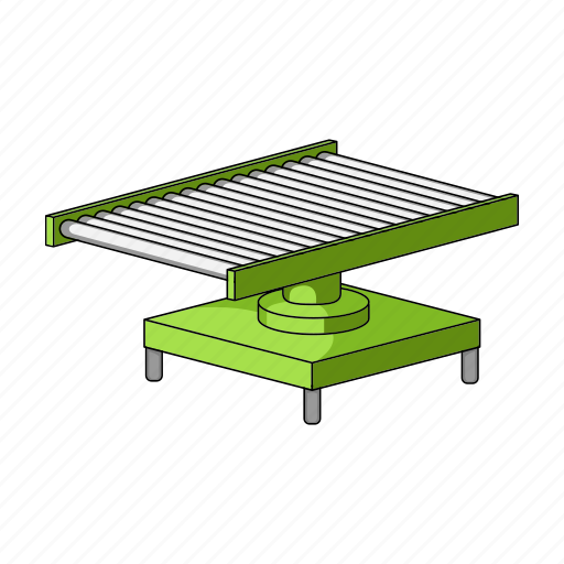 Conveyor, equipment, factory, industry, manufacturing, plant, stand icon - Download on Iconfinder