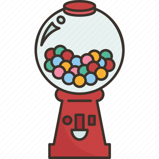 Candy, gumball, machine, dispenser, vending icon - Download on Iconfinder