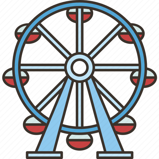 Ferris, wheel, amusement, park, recreation icon - Download on Iconfinder