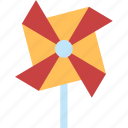 pinwheel, paper, wind, fan, holiday