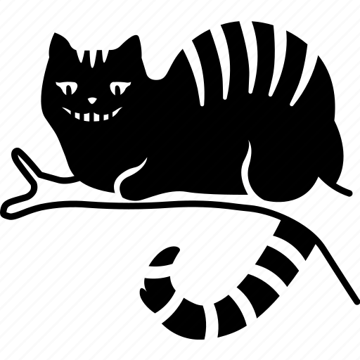 alice in wonderland cat silhouette