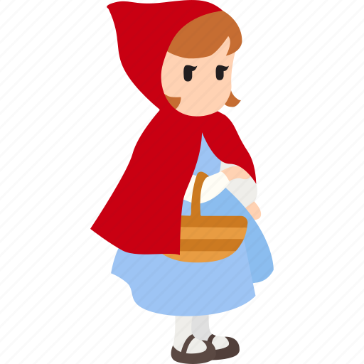 Fairy, girl, little, picnic, red riding hood, story, tale icon - Download on Iconfinder