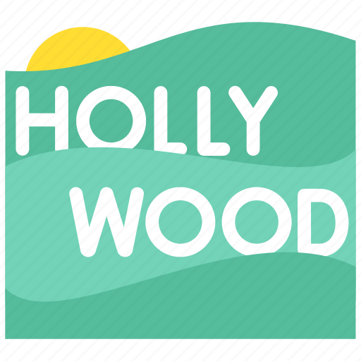 Celebrity, fame, hills, hollywood, landscape, popularity, sun icon - Download on Iconfinder