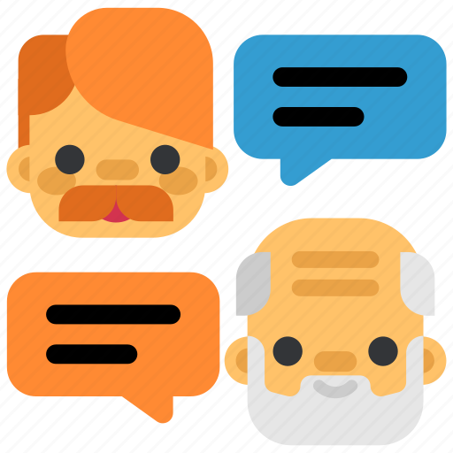 Chat, communication, family, live, man, message, people icon - Download on Iconfinder