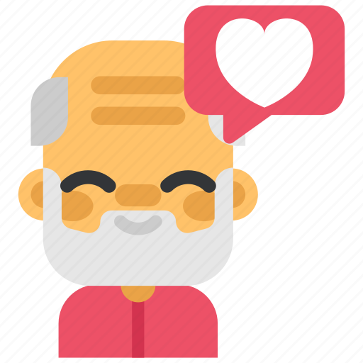 Family, grandfather, grandpa, heart, like, love, people icon - Download on Iconfinder
