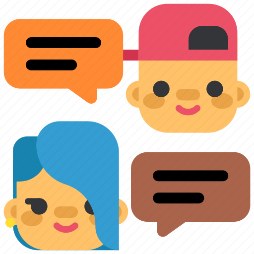 Chat, communication, family, live, message, people, students icon - Download on Iconfinder