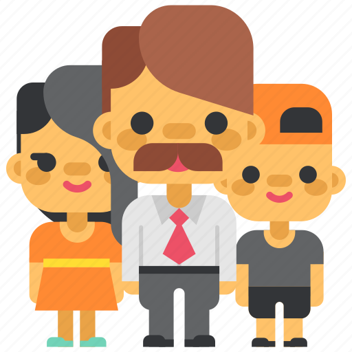 Children, dad, family, father, kids, live, people icon - Download on Iconfinder