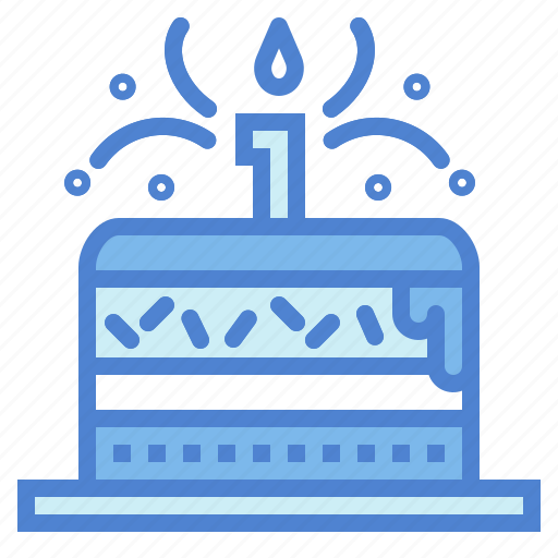 Bakery, birthday, cake, candles icon - Download on Iconfinder
