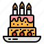 bakery, birthday, cake, cakes, candles 
