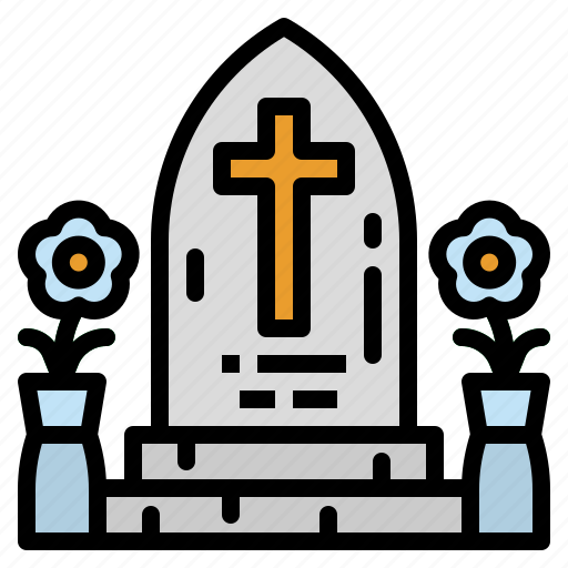Cemetery, dead, funeral, gravestone, tombstone icon - Download on Iconfinder