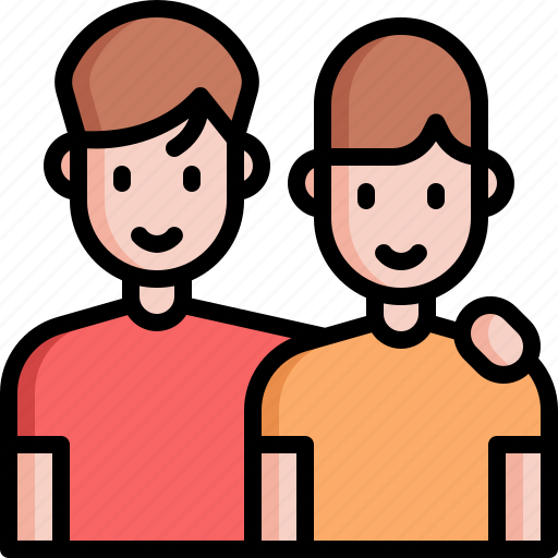 Sibling, brother, children, family, siblings, kid, relatives icon - Download on Iconfinder
