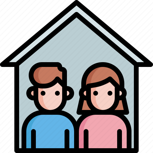 House, home, family, couple, people, man, woman icon - Download on Iconfinder