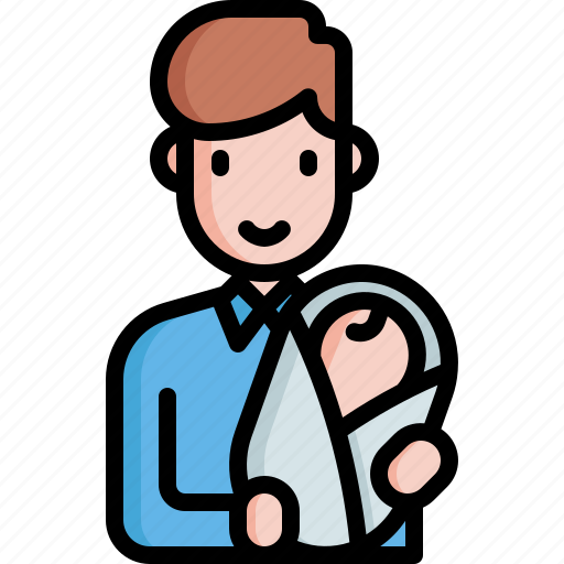 Father, man, baby, kid, people, parents, family icon - Download on Iconfinder