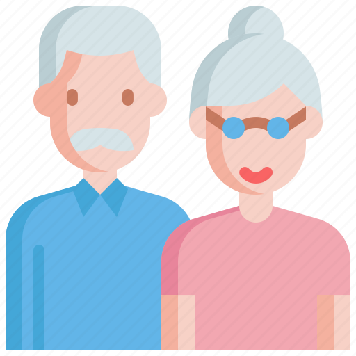 Grandmother, grandfather, grandpa, grandma, old, man, woman icon - Download on Iconfinder