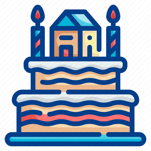 Birthday, cake, candles, bakery, party icon - Download on Iconfinder