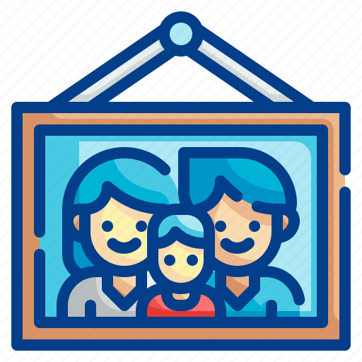 Family, photo, picture, decoration, portrait icon - Download on Iconfinder
