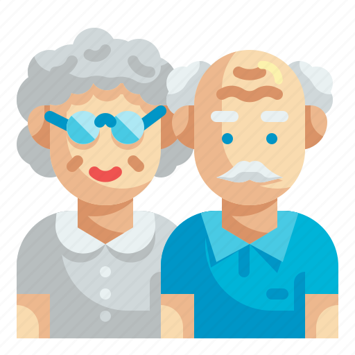 Grandparents, grandfather, grandmother, family, couple icon - Download on Iconfinder