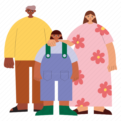Family illustration - Download on Iconfinder on Iconfinder