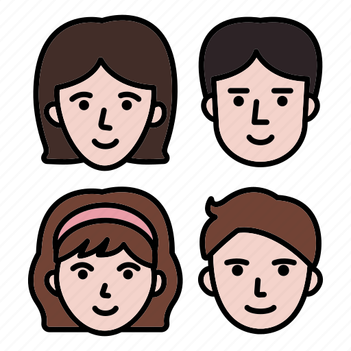 Boy, children, family, man, group, mother, team icon - Download on Iconfinder