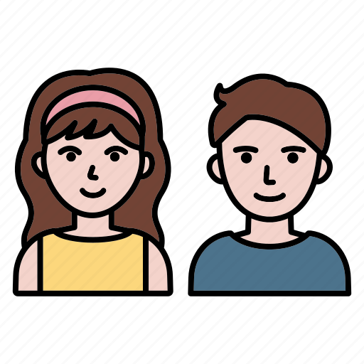 Boy, brother, couple, girl, man, sister, woman icon - Download on Iconfinder