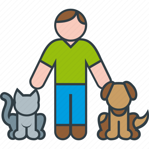 Animal, cat, dog, kitty, male, man, pet icon - Download on Iconfinder