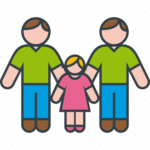 Family, gender, girl, men, parents, same icon - Download on Iconfinder