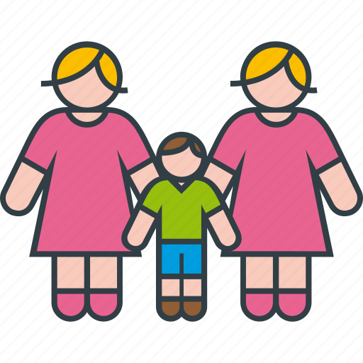 Boy, family, gender, parents, same, women icon - Download on Iconfinder