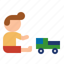 car, child, family, play, son, toy