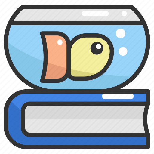 Animal, animals, book, fish, fish bowl, goldfish, pet icon - Download on Iconfinder