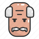avatar, elderly, grandfather, man, profile, user