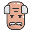 avatar, elderly, grandfather, man, profile, user 