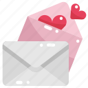 contact, email, envelope, letter, love, mail, message