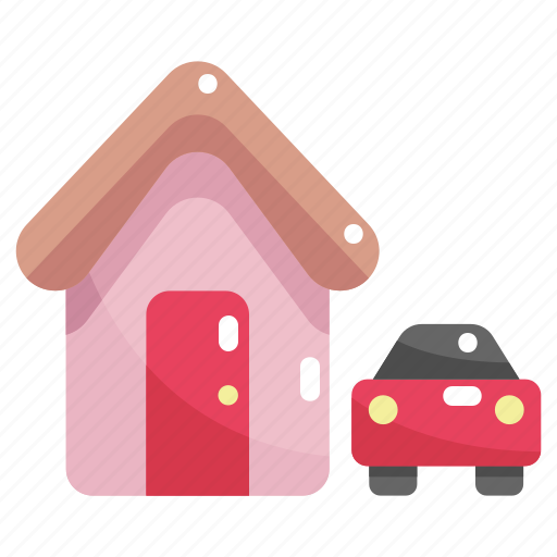 Buildings, car, construction, home, house, property, real estate icon - Download on Iconfinder