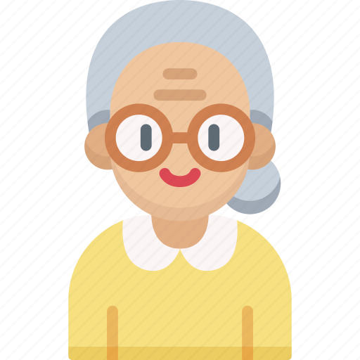 Elderly, grandma, grandmother, old woman, woman icon - Download on Iconfinder